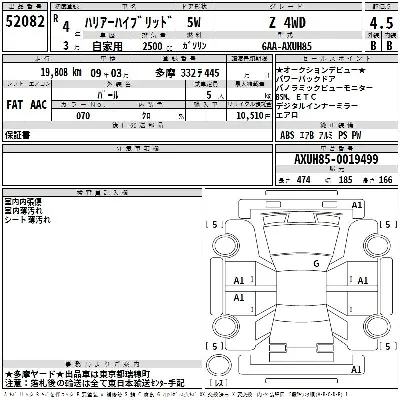 Toyota HARRIER HYBRID