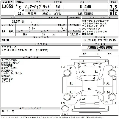 Toyota HARRIER HYBRID