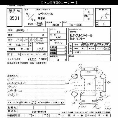 Subaru LEGACY B4