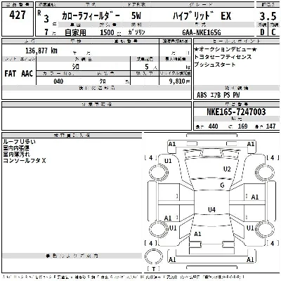 Toyota Corolla Fielder