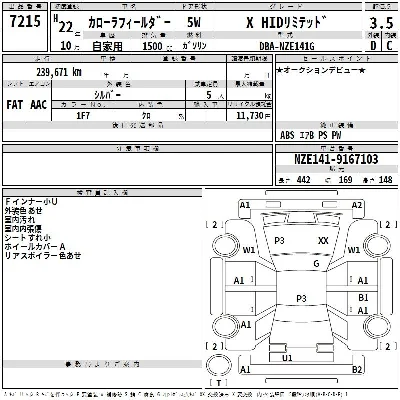 Toyota Corolla Fielder