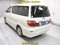 Цена авто Toyota Alphard с аукционов Японии, номер кузова ANH10W, пробег 126 000, оценка 8