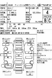 Цена авто Toyota Alphard с аукционов Японии, номер кузова ANH10W, пробег 126 000, оценка 8