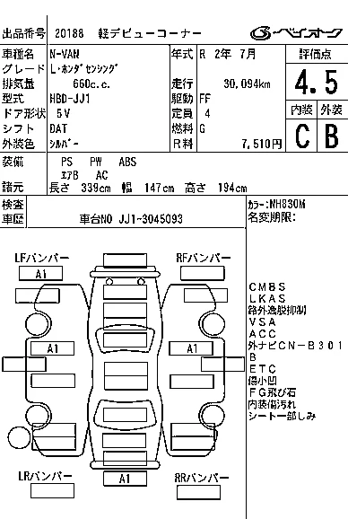 HONDA N VAN