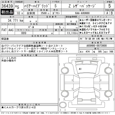 Toyota HARRIER HYBRID