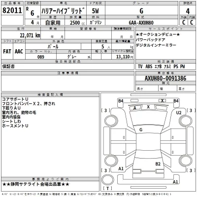 Toyota HARRIER HYBRID