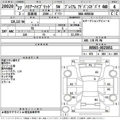 Toyota HARRIER HYBRID