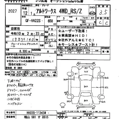 Suzuki ALTO WORKS