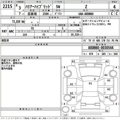 Toyota HARRIER HYBRID