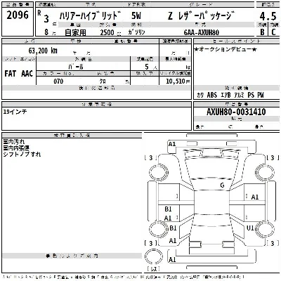 Toyota HARRIER HYBRID