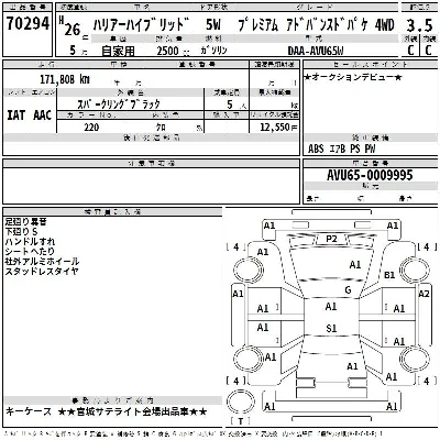 Toyota HARRIER HYBRID