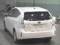 Цена авто Toyota Prius Alpha с аукционов Японии, номер кузова ZVW40W, пробег 287 000, оценка 6