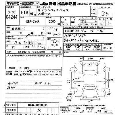 Mitsubishi Galant Fortis