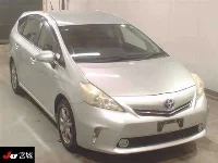 Цена авто Toyota Prius Alpha с аукционов Японии, номер кузова ZVW40W, пробег 152 000, оценка 2