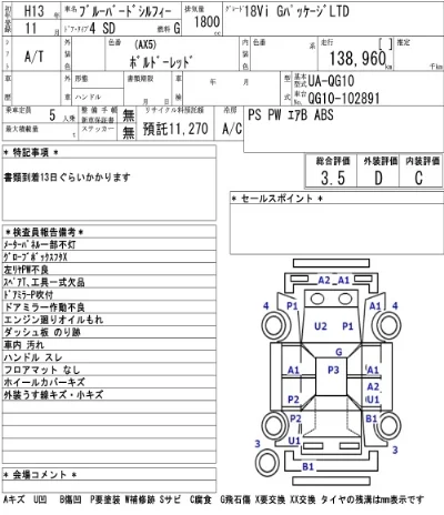 Nissan BLUEBIRD SYLPHY