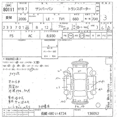 Subaru SAMBAR VAN