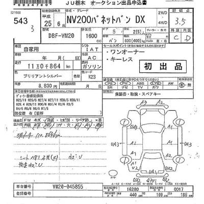 Nissan NV200 VANETTE VAN