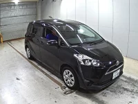 Цена авто Toyota Sienta с аукционов Японии, номер кузова NSP170G, пробег 102 000, оценка 6