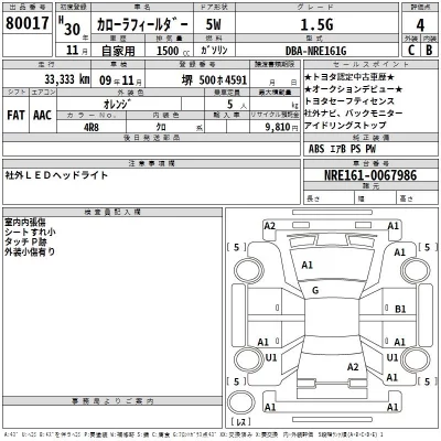 Toyota Corolla Fielder