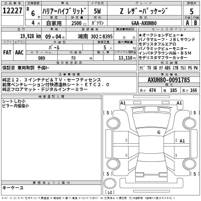 Toyota HARRIER HYBRID