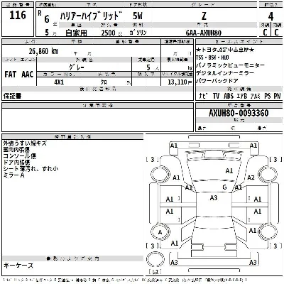 Toyota HARRIER HYBRID