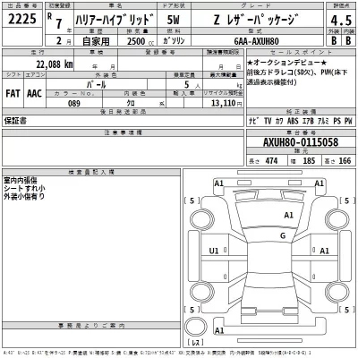 Toyota HARRIER HYBRID