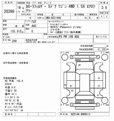 Toyota Corolla Fielder