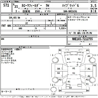 Toyota Corolla Fielder