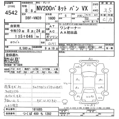 Nissan NV200 VANETTE VAN