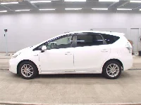 Цена авто Toyota Prius Alpha с аукционов Японии, номер кузова ZVW41W, пробег 98 000, оценка 8