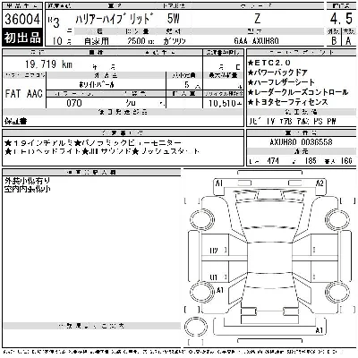 Toyota HARRIER HYBRID