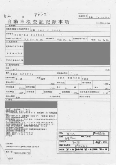NISSAN ATLAS
