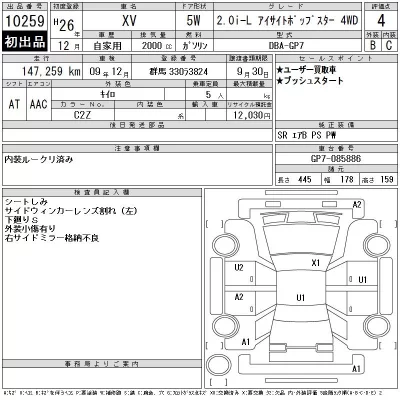 Subaru SUBARU XV