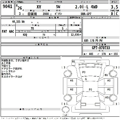 SUBARU XV
