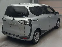 Цена авто Toyota Sienta с аукционов Японии, номер кузова NSP170G, пробег 119 000, оценка 7