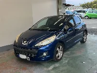 Цена авто Peugeot 207 с аукционов Японии, номер кузова A75F01, пробег 78 000, оценка 8