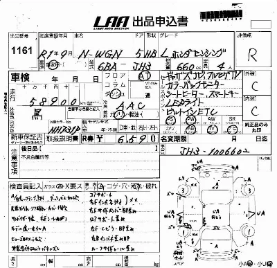 HONDA N WGN