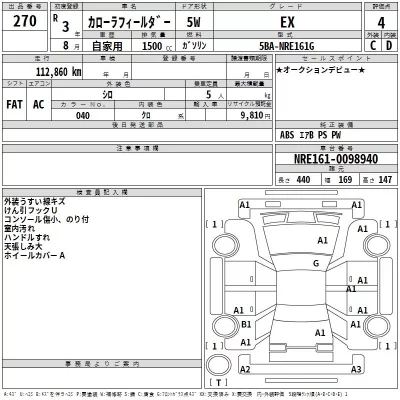 Toyota Corolla Fielder
