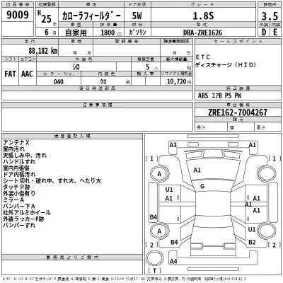 Toyota Corolla Fielder