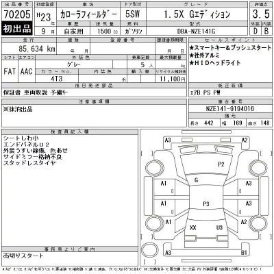 Toyota Corolla Fielder