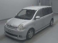 Цена авто Toyota Sienta с аукционов Японии, номер кузова NCP81G, пробег 191 000, оценка 2