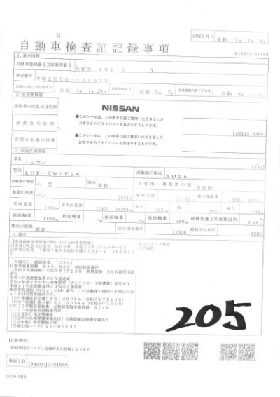 NISSAN NV350 CARAVAN