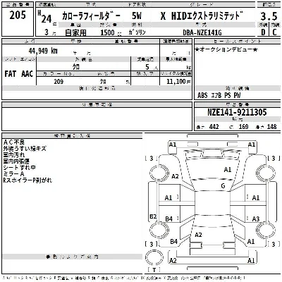 Toyota Corolla Fielder