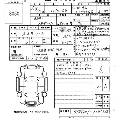 Toyota HiAce Van