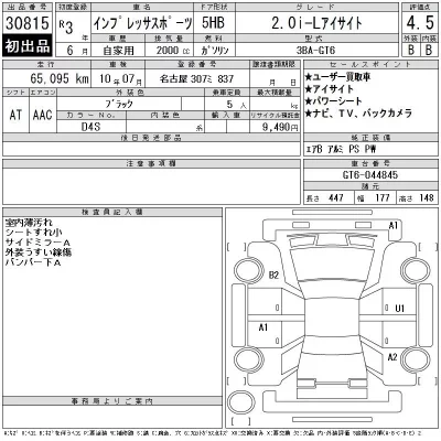 SUBARU IMPREZA SPORT