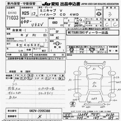 MITSUBISHI MINICAB