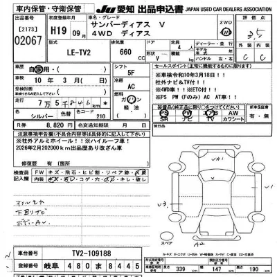 Subaru SAMBAR DIAS