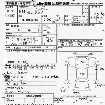 NISSAN DIESEL (UD) BIG THUMB