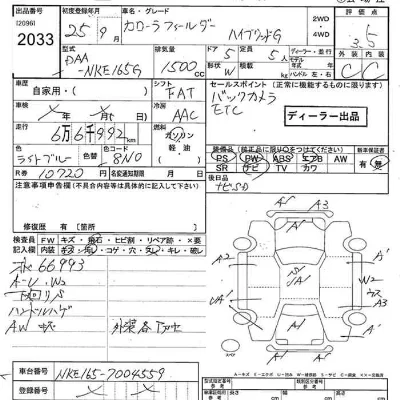 Toyota Corolla Fielder