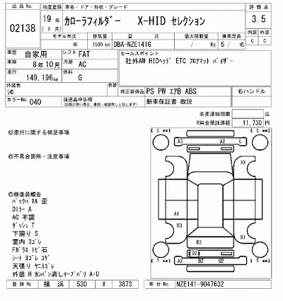 Toyota Corolla Fielder